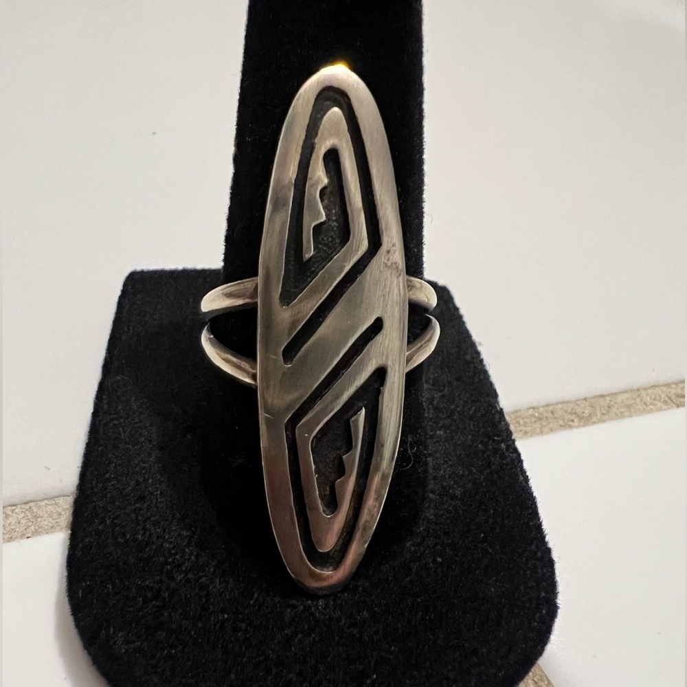 Vintage Hopi sterling silver ring